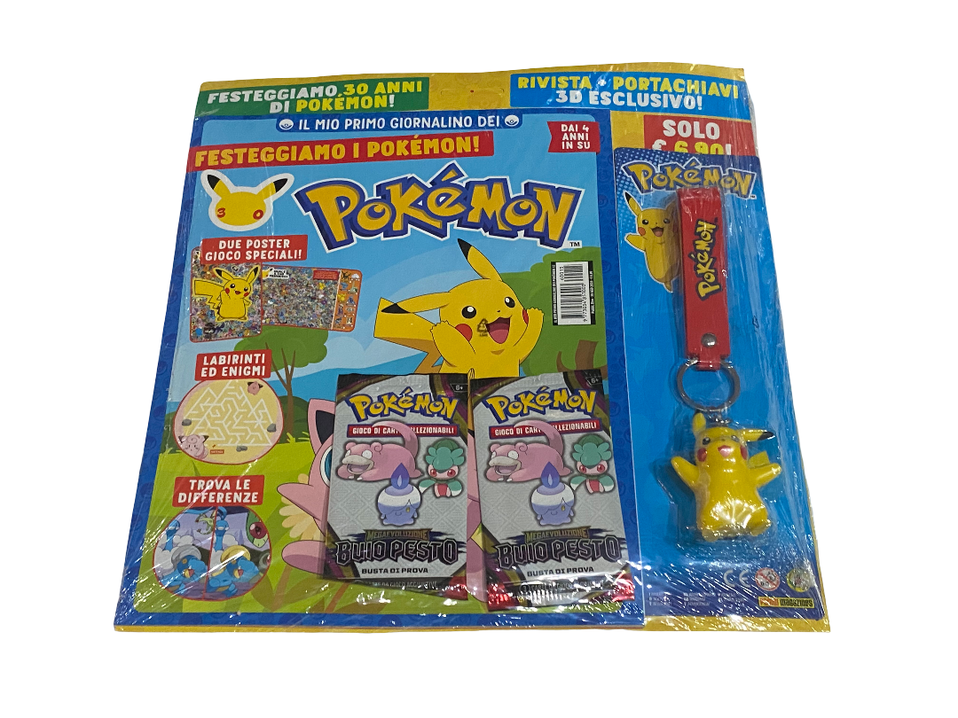Pokémon Il Mio Primo Giornalino dei Pokémon 15 - Scegli con Portachiavi e/o Bustine Buio Pesto