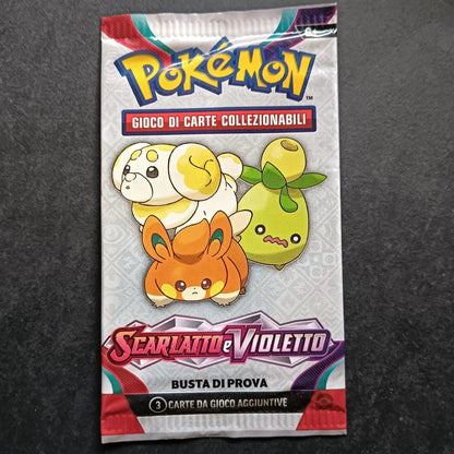 Packs simples Pokémon ITA scellés - 3 cartes de jeu d'extension en italien