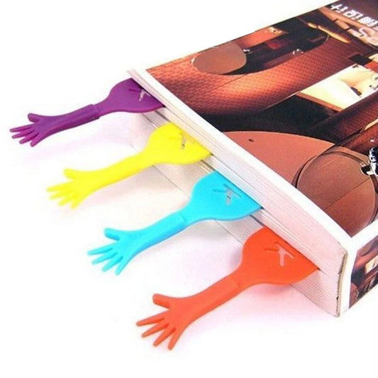 Set of 4 “Help Me” Bookmarks – Colorful and Fun Hands
