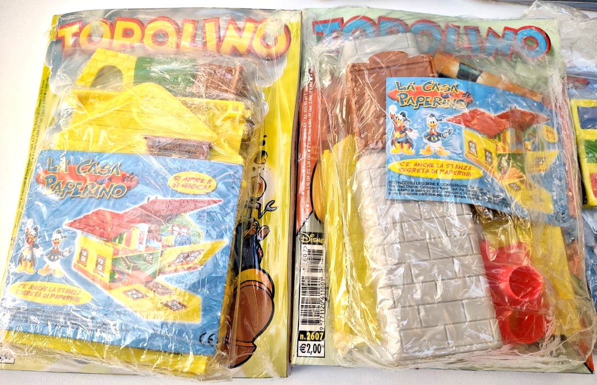 Komplettset 6/6: UNCLE DADDY'S HOUSE mit Mickey Mouse und Paperinik-Comics