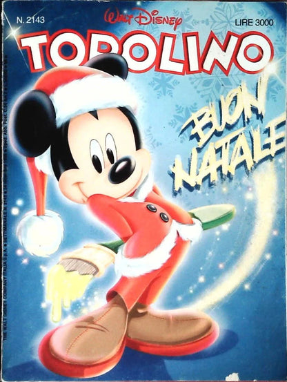 Viele Mickey-Mouse-Comics-Spezialbroschüren, die der Weihnachtsvariante gewidmet sind