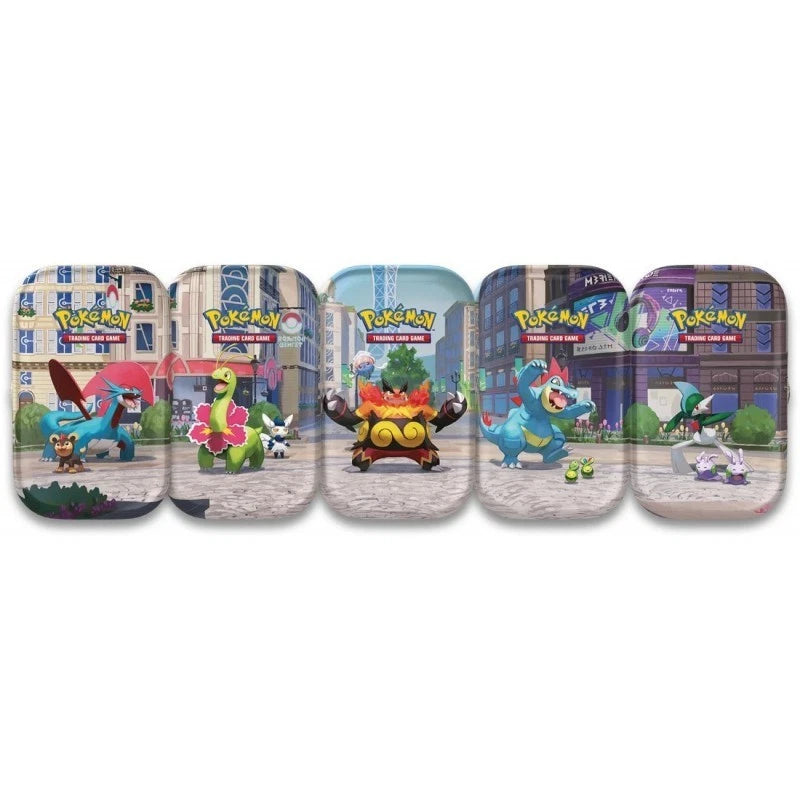 Pokemon Mini Tin Collezione Luminopoli - Scegli la tua Tin Box (5 Artwor)