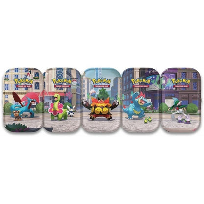 Pokemon Mini Tin Collezione Luminopoli - Scegli la tua Tin Box (5 Artwor)