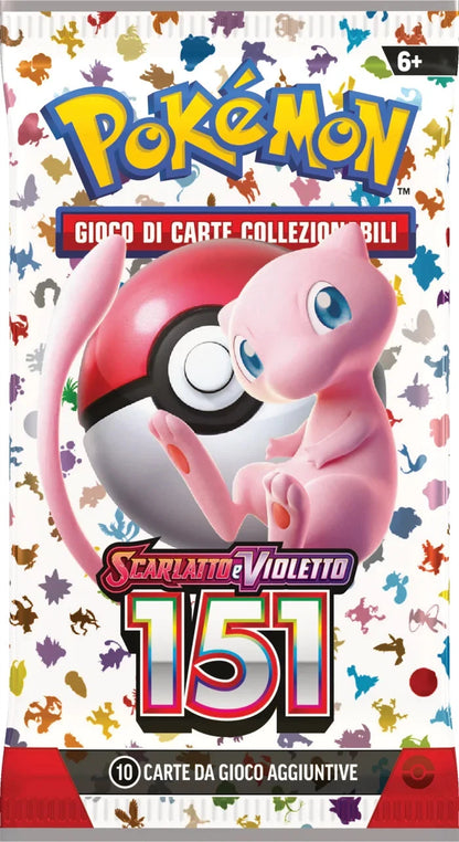Bustine singole Pokémon ITA Sigillate - 10 Carte da Gioco espansioni in Italiano