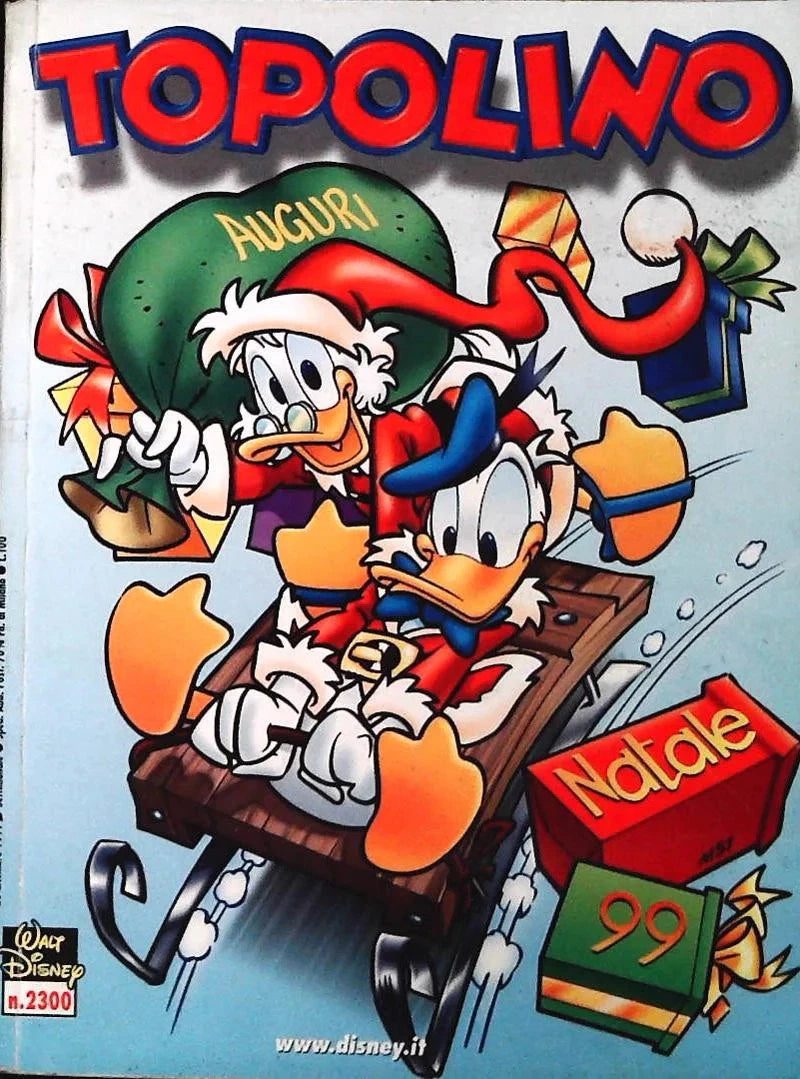 Viele Mickey-Mouse-Comics-Spezialbroschüren, die der Weihnachtsvariante gewidmet sind