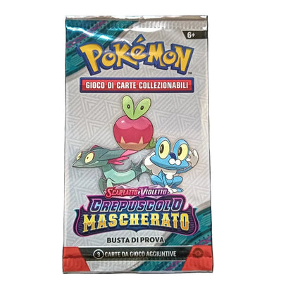 Versiegelte Pokémon ITA-Einzelpackungen – 3 Erweiterungsspielkarten auf Italienisch
