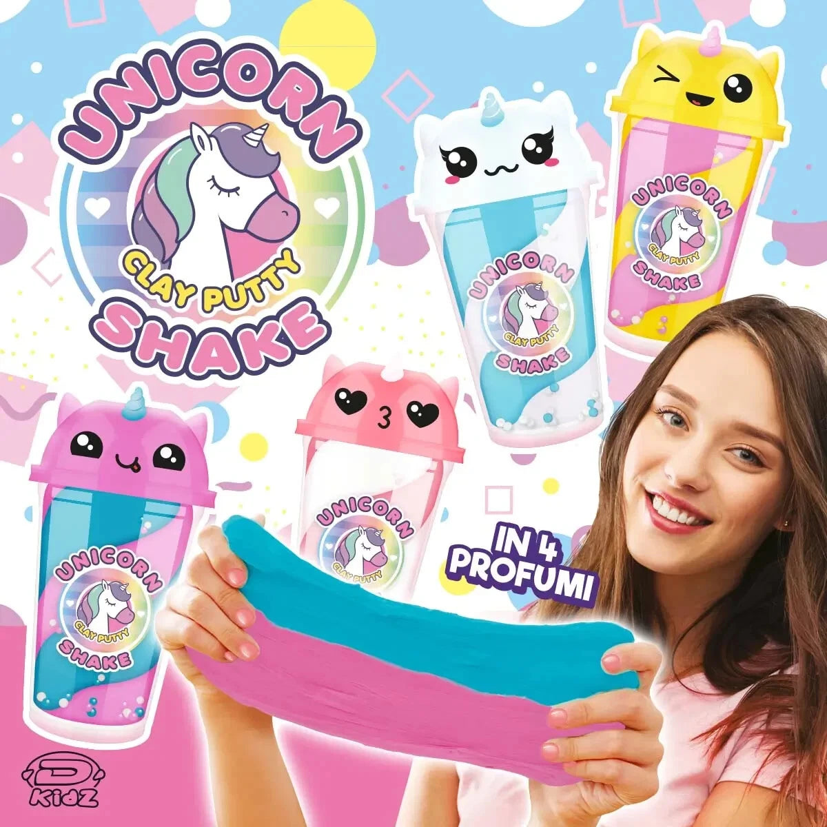 Tasse à secouer licorne, jouet, pâte à modeler parfumée, pâte à modeler visqueuse, mastic 2023