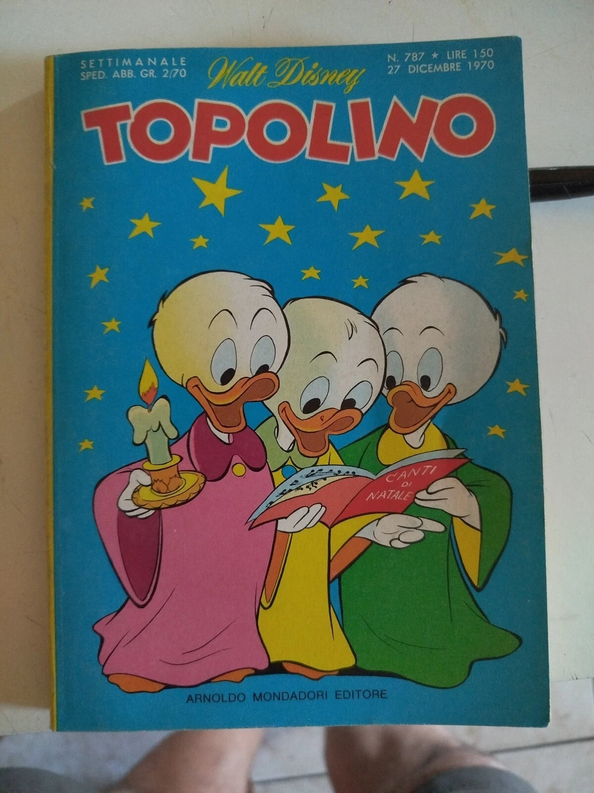 Lot de bandes dessinées Mickey Mouse, collection spéciale, livret dédié à Noël (variante)