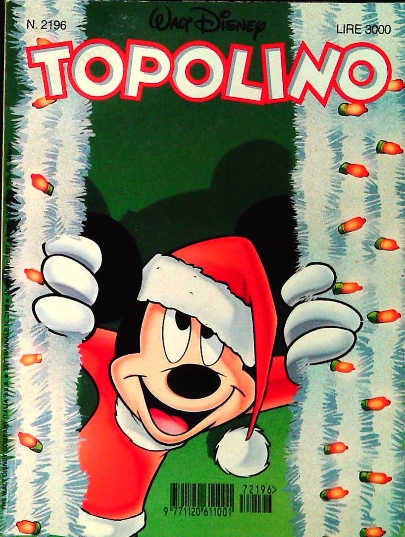 Viele Mickey-Mouse-Comics-Spezialbroschüren, die der Weihnachtsvariante gewidmet sind
