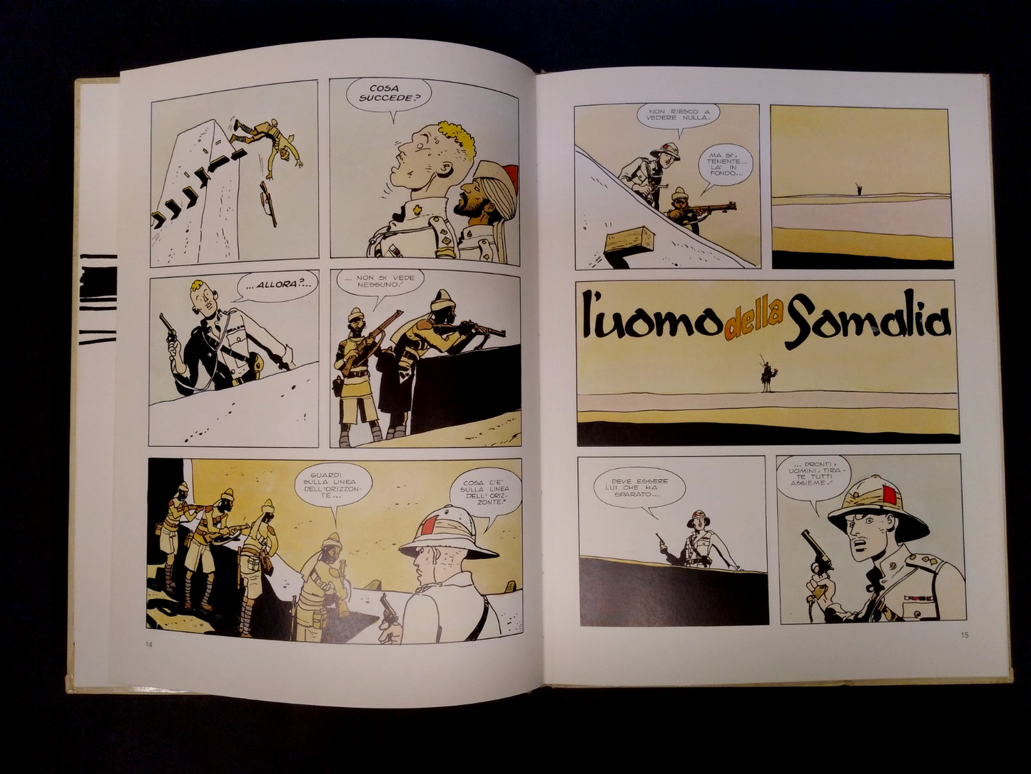 Hugo Pratt Cartonato - L'UOMO DELLA SOMALIA di Hugo Pratt (CEPIM 1979)