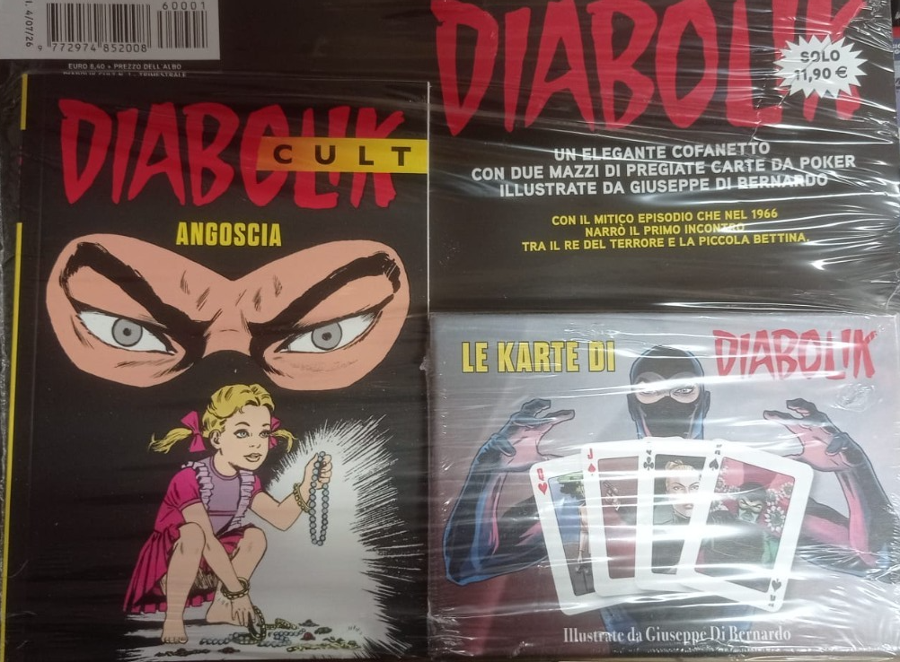 DIABOLIK-Comic Limitierte Auflage Nr. 1 Gadget mit Pokerspielkarten