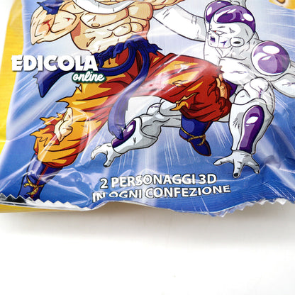 1x Sealed Surprise Envelope of 2 Characters DRAGON BALL Z Vintage Figure 3D Goku