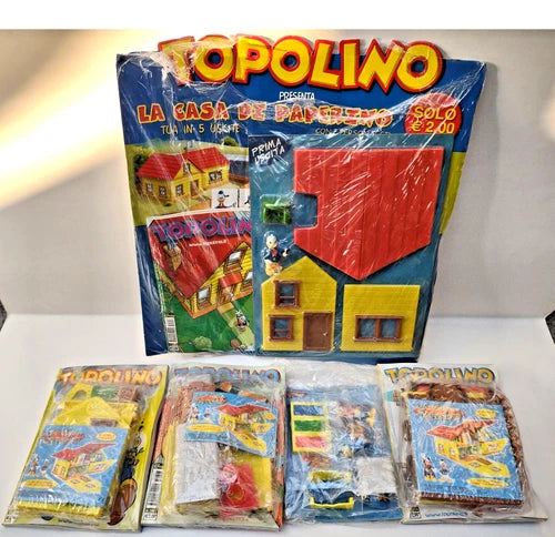 Komplettset 6/6: UNCLE DADDY'S HOUSE mit Mickey Mouse und Paperinik-Comics