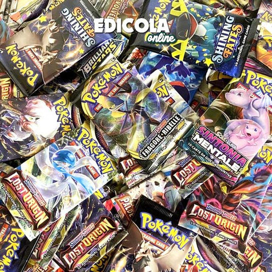Versiegelte Pokémon ITA-Einzelpackungen – 3 Erweiterungsspielkarten auf Italienisch