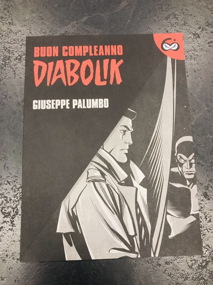 Cartoncino Speciale Diabolik Buon Compleanno - n.2 - Giuseppe Palumbo