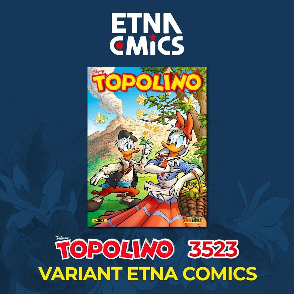 Livret de bande dessinée MICKEY MOUSE n°. 3576 de la collection de variantes Etna Comics 2024 Rare