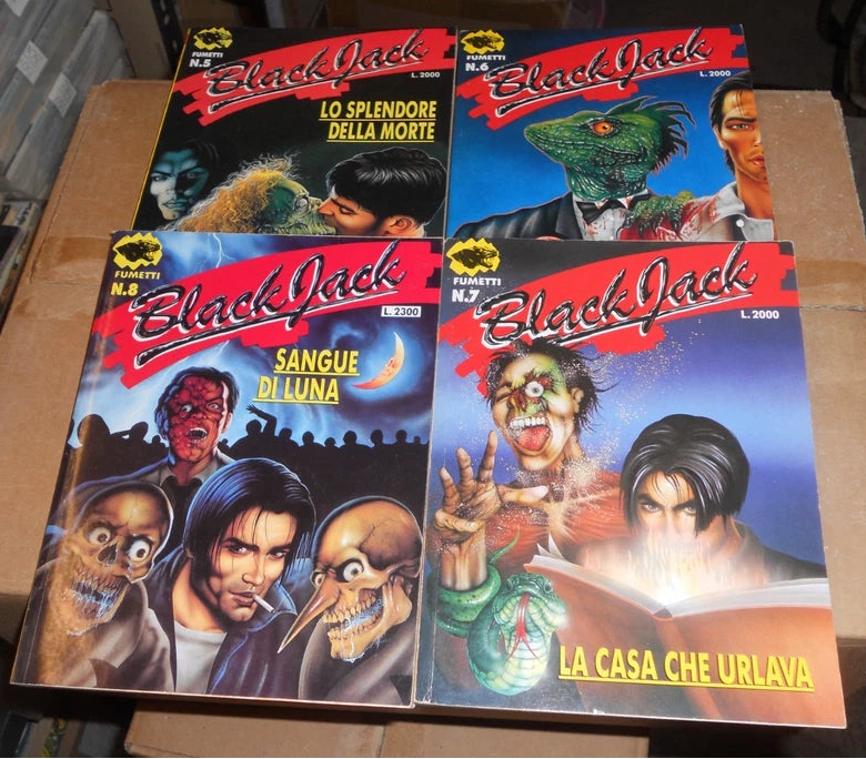 Taschen-Comic SPHERO Nr. 2 SKELETONS in italienischem Horror Rare 1990 Noir