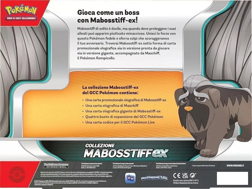 Box Pokemon - Collezione MABOSSTIFF ex Italiano