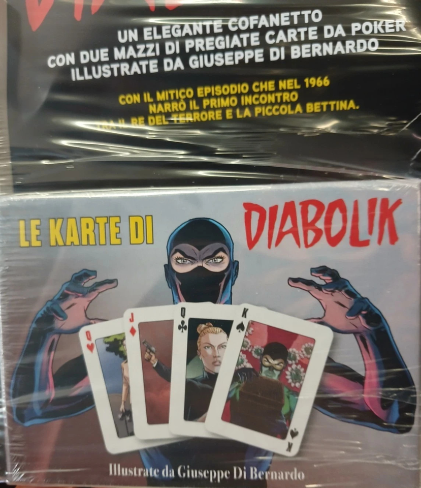 DIABOLIK-Comic Limitierte Auflage Nr. 1 Gadget mit Pokerspielkarten