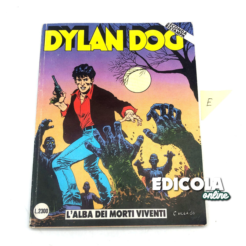 Lot de bandes dessinées DYLAN DOG Deuxième série de réimpression Séquence incomplète Bonelli