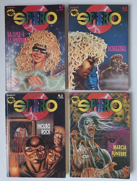 Συλλογή κόμικς SPHERO στα ιταλικά, σπάνιο τρόμου - Renzo Barbieri Editore 1990 Noir