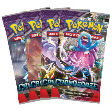Bustine singole Pokémon ITA Sigillate - 10 Carte da Gioco espansioni in Italiano
