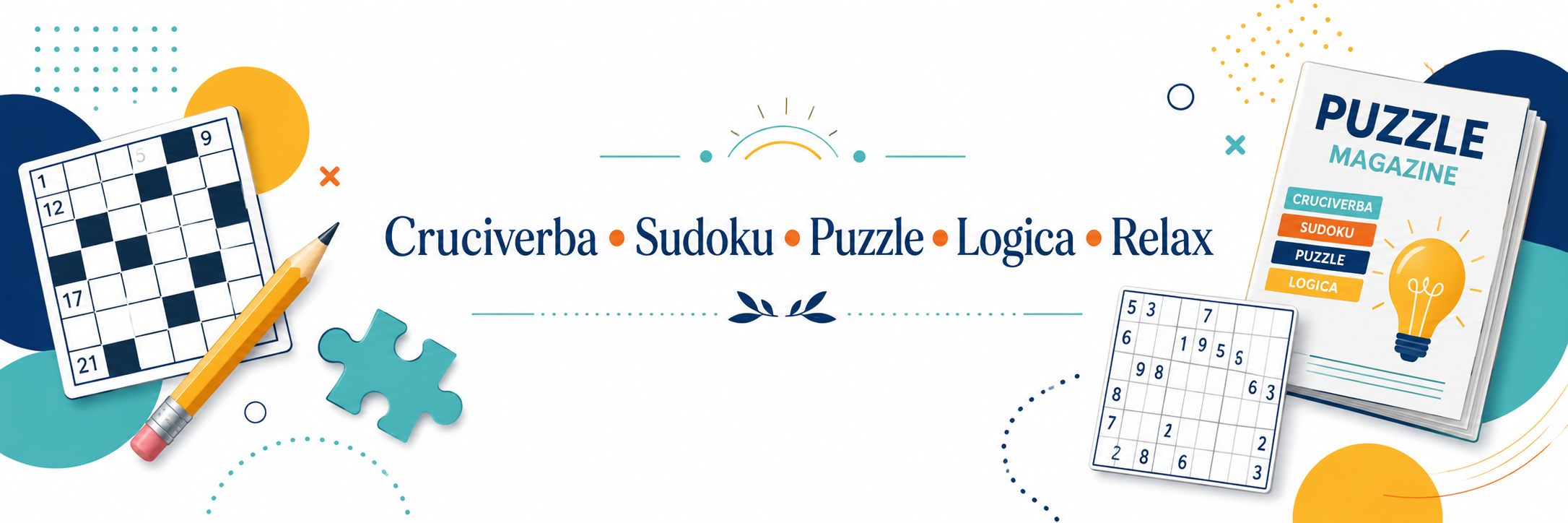 Cruciverba, Sudoku, Puzzle, Logica e Relax