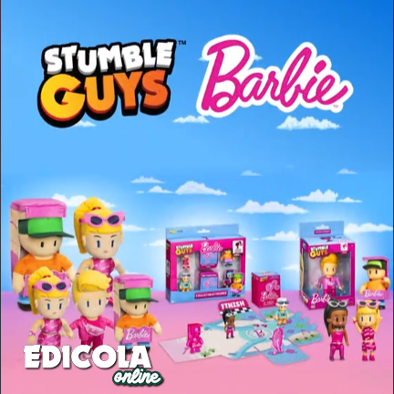 Scegli Personaggi STUMBLE GUYS mini Figures Barbie Action Figure 3D Collezione