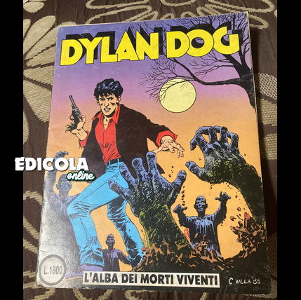 Dylan Dog da 1 a 5 - Sequenza completa - 5 Fumetti - Prima edizione - 1986/1987