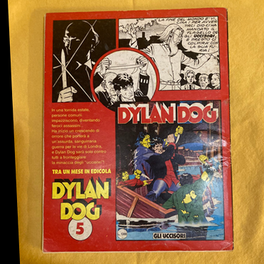 Dylan Dog da 1 a 5 - Sequenza completa - 5 Fumetti - Prima edizione - 1986/1987