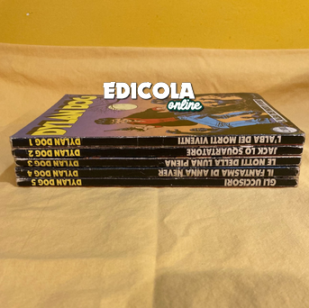 Dylan Dog da 1 a 5 - Sequenza completa - 5 Fumetti - Prima edizione - 1986/1987