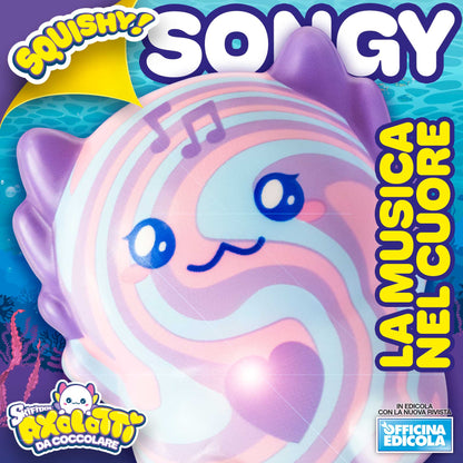 Skifidol Squishy ! Axolotti da coccolare morbidi da schiacciare