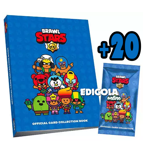 BRAWL STARS Kartenalbum und/oder Set mit versiegelten Paketen – Serie 2 (2024)