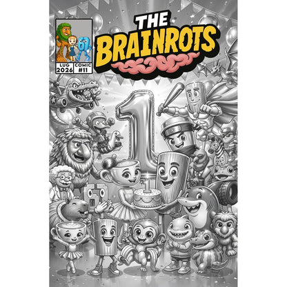 Fumetto The Brainrots n. 11 (Luglio 2026) - 3 Cover disponibili