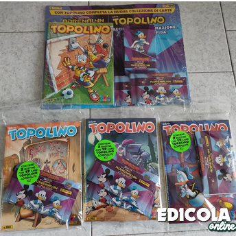 Collezione Completa TOPOLINO Adrenalyn XL 2024-25 (4 Uscite)
