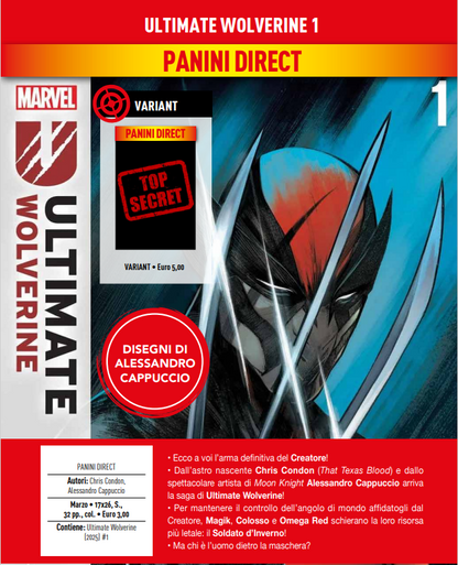 Ultimate Wolverine 1 - Regular e/o Variant Cover
