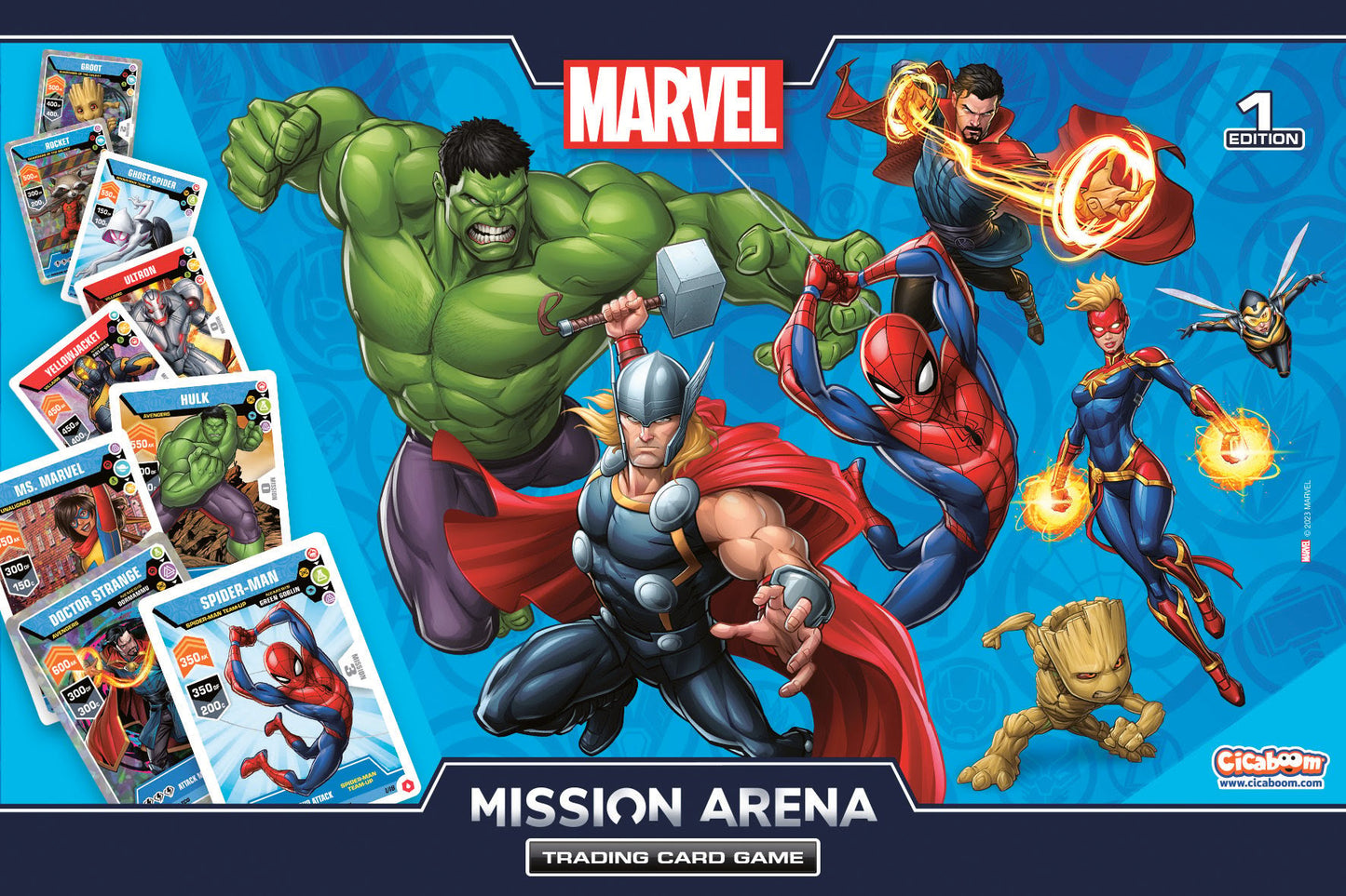 Pack de 10 cartes scellé Marvel Mission Arena TCG (1ère édition)
