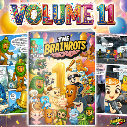 Fumetto The Brainrots n. 11 (Luglio 2026) - 3 Cover disponibili
