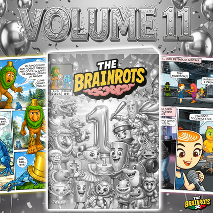 Fumetto The Brainrots n. 11 (Luglio 2026) - 3 Cover disponibili