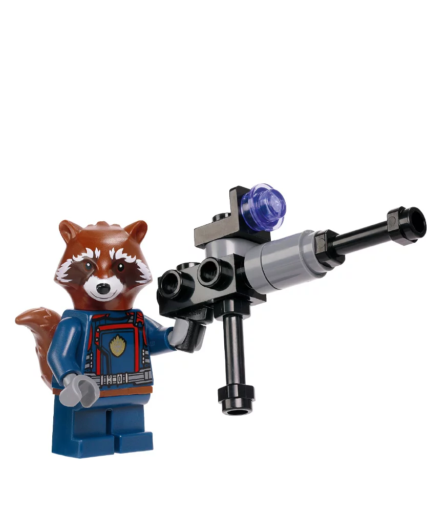 Rivista LEGO MARVEL AVENGERS n.4 + Rocket Raccoon + blaster