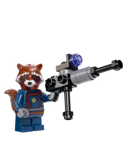 Rivista LEGO MARVEL AVENGERS n.4 + Rocket Raccoon + blaster