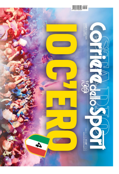Giornali Quotidiani 4° Scudetto  SSC Calcio NAPOLI - Campione d'Italia 2024-25 2025