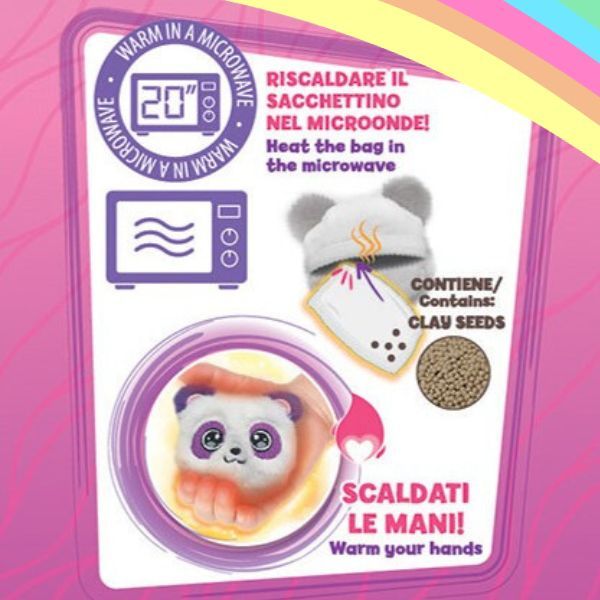 Doki Doki Scaldamani Friends Peluche Sbabam