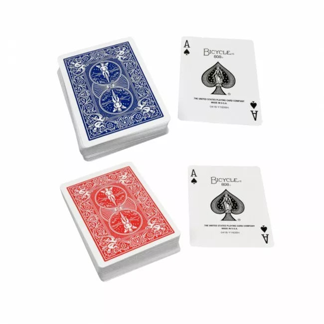 2x Deck of BICYCLE Blue Red Back Playing Cards French Professional POKER